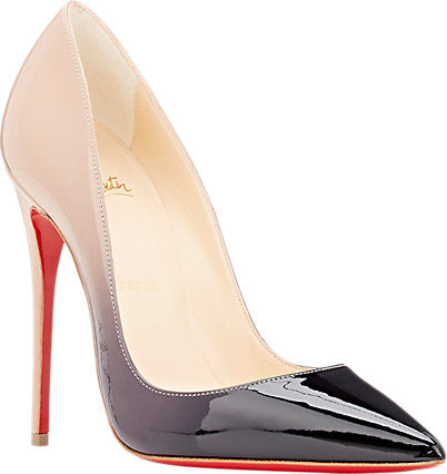 Christian Louboutin - Authenticated So Kate Heel - Patent Leather Beige Plain for Women, Good Condition