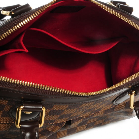 Louis Vuitton Damier Ebene Trevi PM Satchel Shoulder Handbag