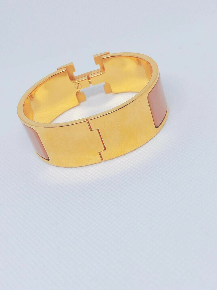 Louis Vuitton Wide Inclusion Bangle - Gold-Plated Bangle